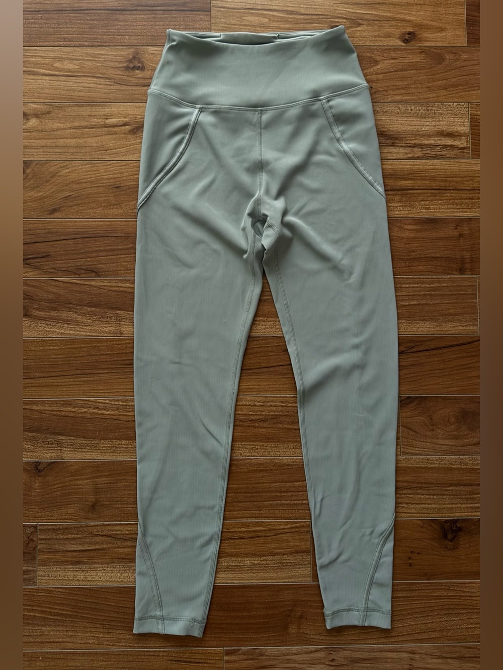 Joe Fresh Active Sage Green High Waisted Leggings Small S/P